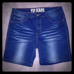 VIP Jeans Shorts. High rise
